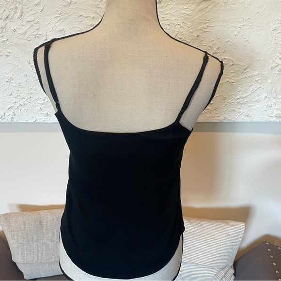 Reformation Womens Spaghetti Strap Tank Top Black Size S - Picture 3 of 6